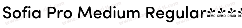 Sofia Pro Medium Regular字体转换